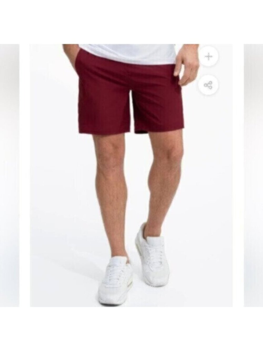 NWT Swet Tailor Men's Red Active Lined Short Size Large
